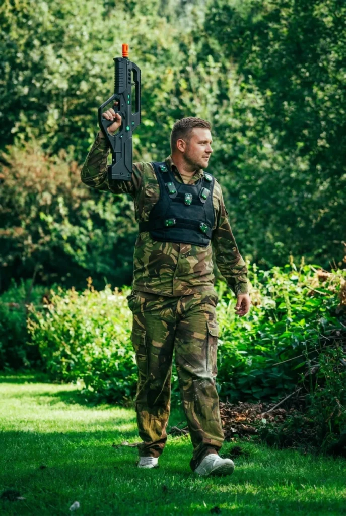 Speler in camouflagepak Oldenzaal